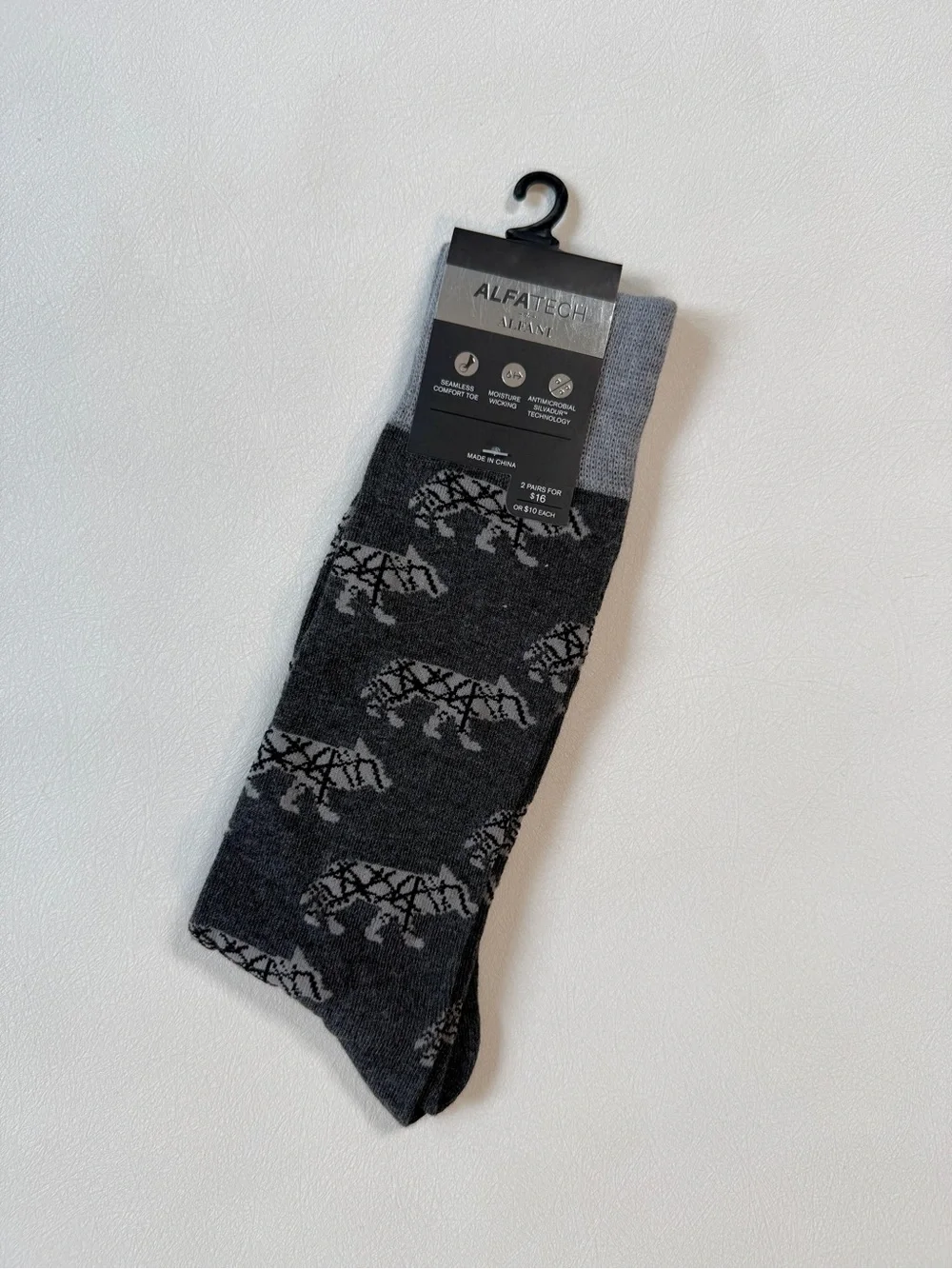 ALFANI Gray Dress Socks | NWT